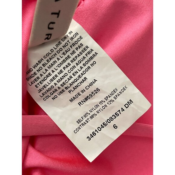 Trina Turk $198 Ombre Knit Sun Opal One Piece Swimsuit Bathing Suit NWT Sz 6 - Picture 7 of 8